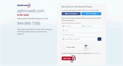 Desktop Screenshot of adminweb.com